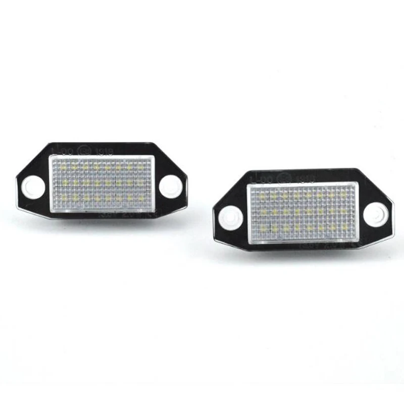 2pcs LED 12V Car License Plate Light For Ford Mondeo MK3 MK4 5D 5 Door 2000 2001 2002 2003 2004 2005 2006 2007