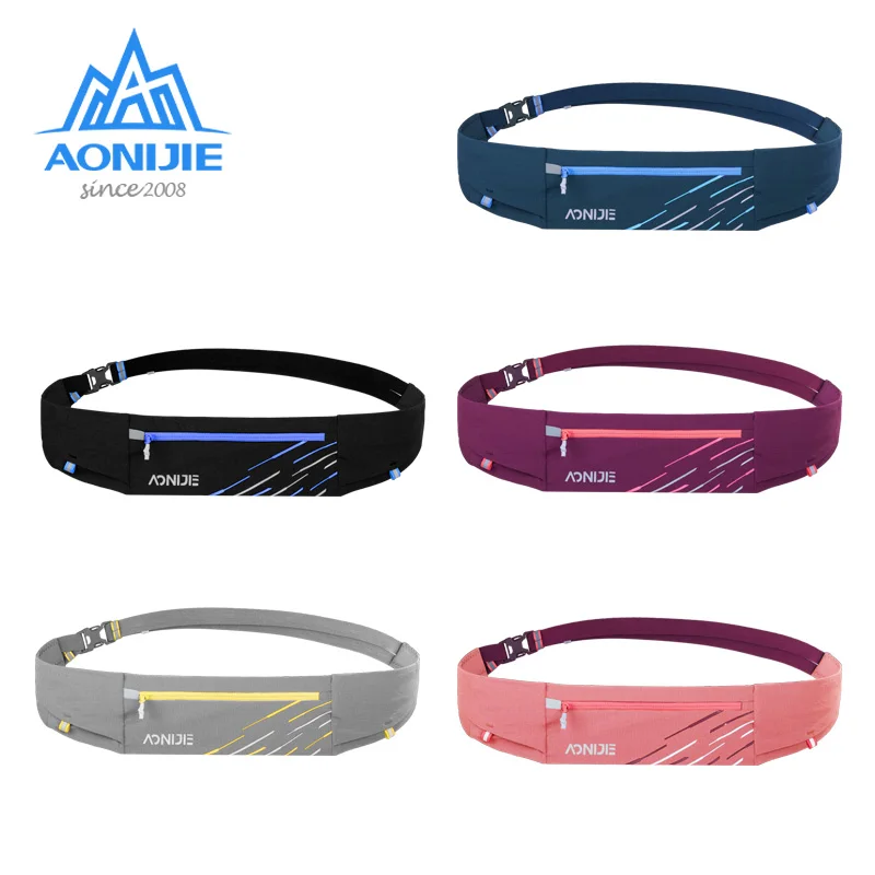 Aonijie W8105-Running Fanny Pack Lightweight Comfortable Hydration Fanny Pack Sport Pockets For Jogging Fitness Gym Hiking - Image 5