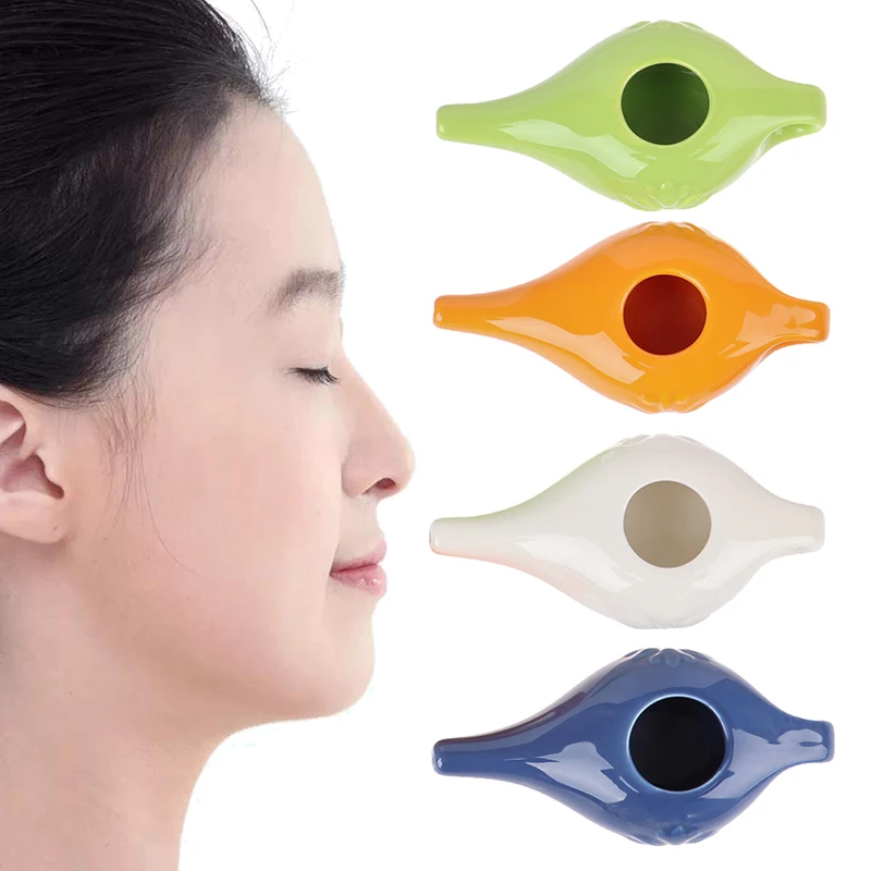 

Neti Pot Cleaning Washing Nose Changer With Ceramic Stuff Nasal Oral Irrigator