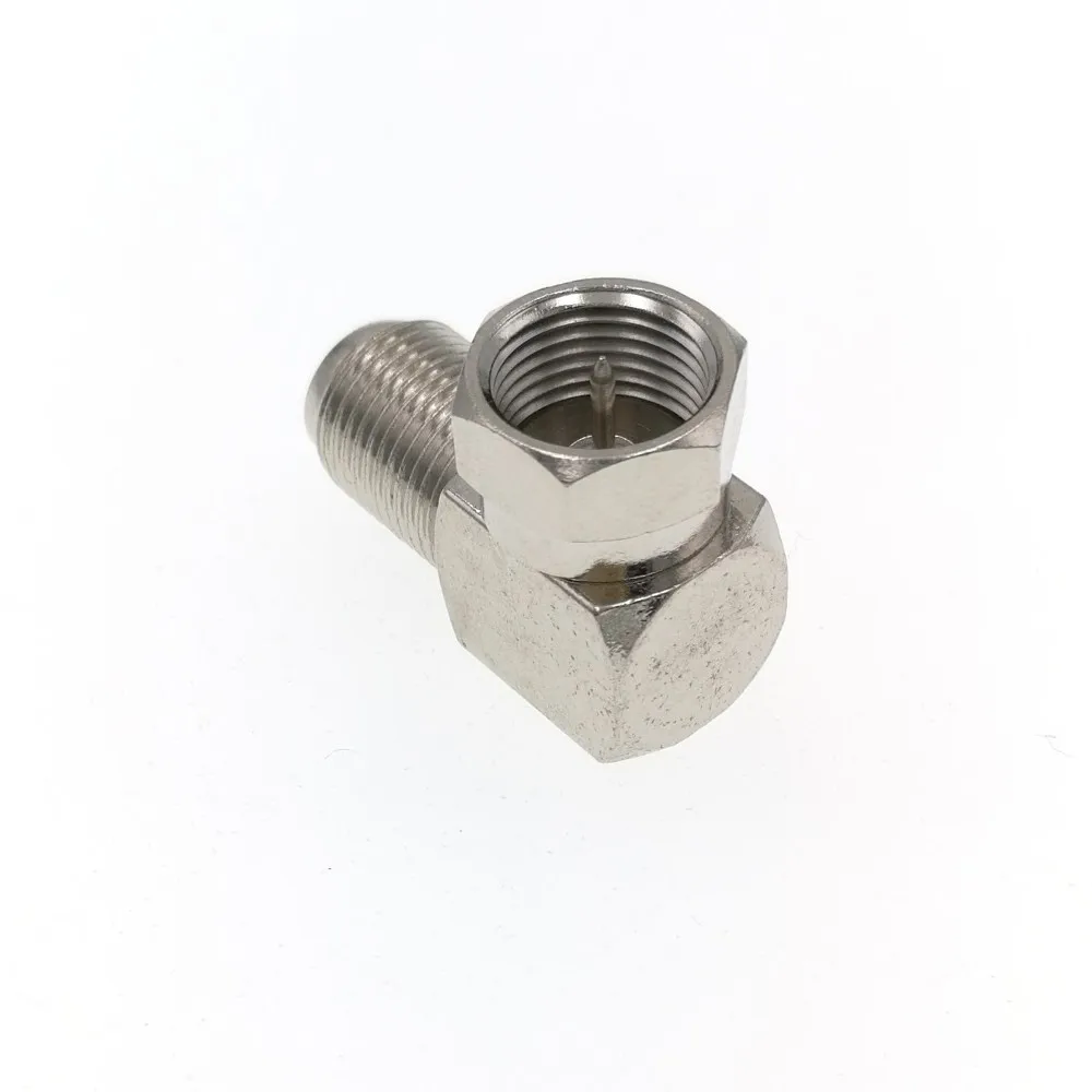 F Male To F Female Right Angle RF Adapter Connector