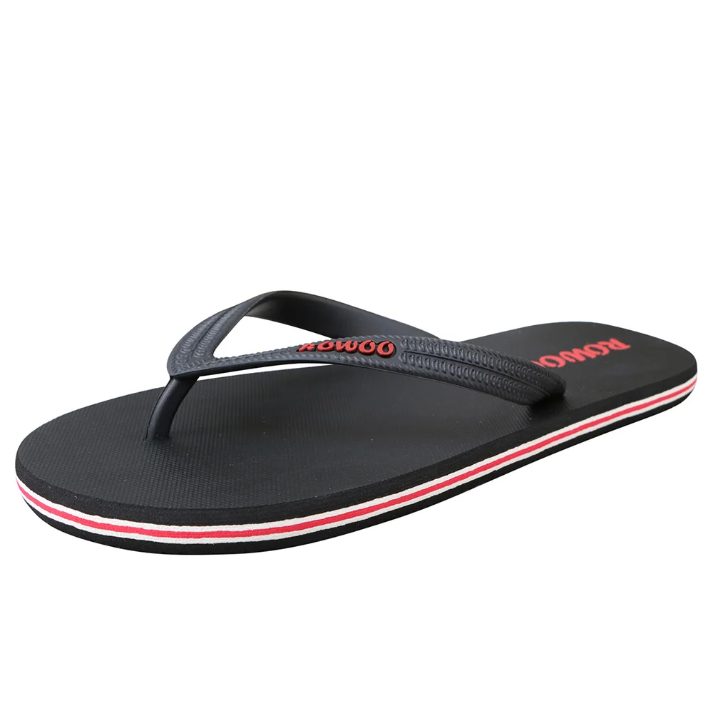 Men Beach Flip Flops Summer Fashion Shoes Casual Slippers Flat Sandals Male Footwear Indoor Outdoor Poor Bathroom Waterproof