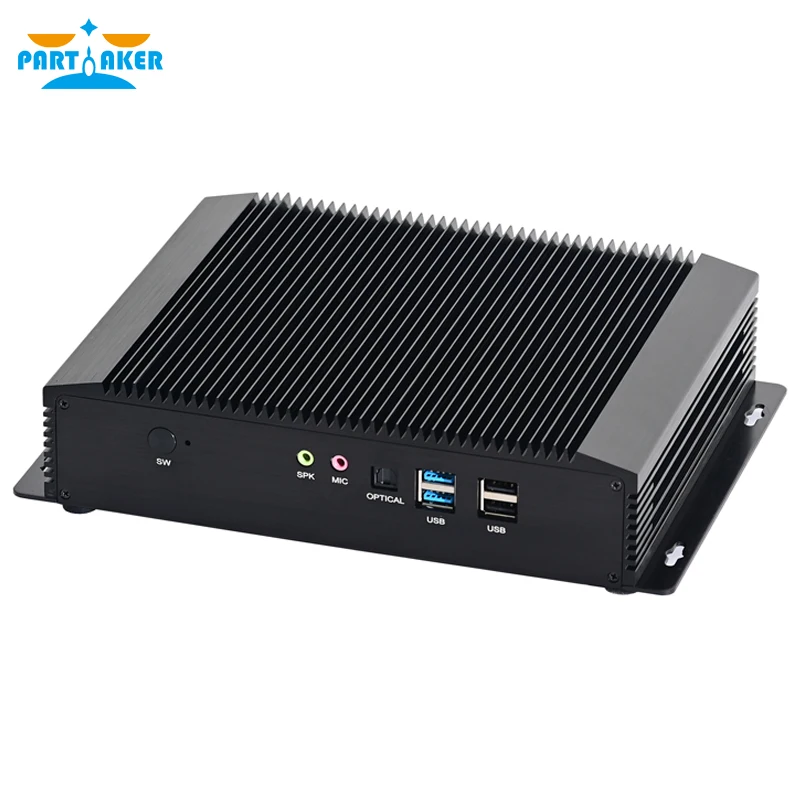 Wentylator przemysłowy Mini PC i5 1035G1 i7 1065G7 Windows 10 Pro Win11 2*DDR4 2*Lan 2*HD karta SIM wytrzymały komputer stacjonarny PC