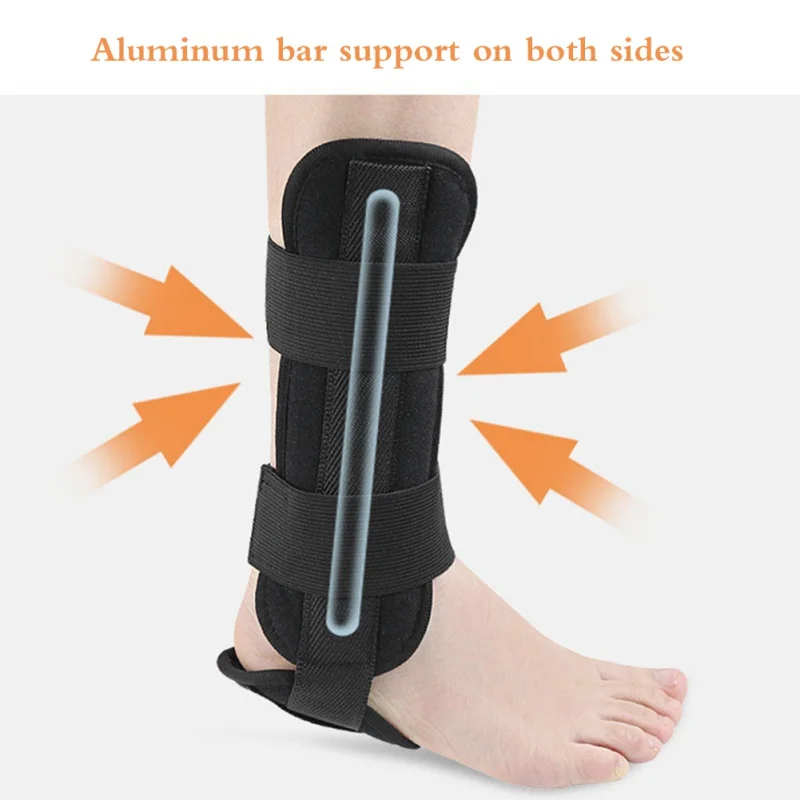 Ankle Brace Support Sports Adjustable Ankle Straps Sports Support Adjustable Foot Orthosis Stabilizer Ankle Protector Support