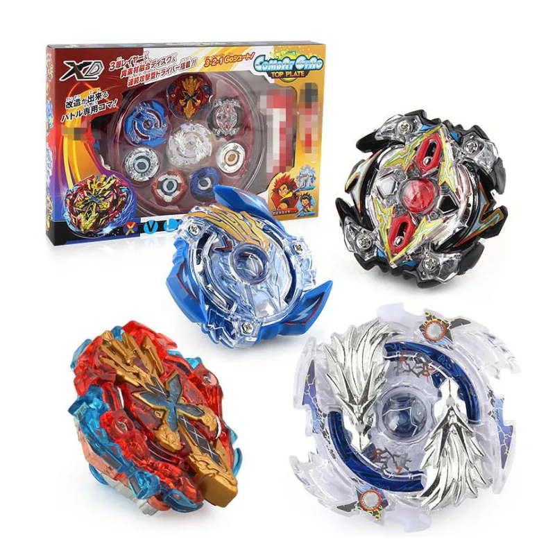 

B-X TOUPIE BURST BEYBLADE SPINNING TOP Original Plastic Mini Xd168-1 4d Metal Launchers Box Battle Plate Set