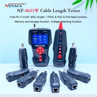 New NF-8601W Multi-functional Network Cable Tester LCD Cable length Tester Breakpoint Tester English version NF_8601W