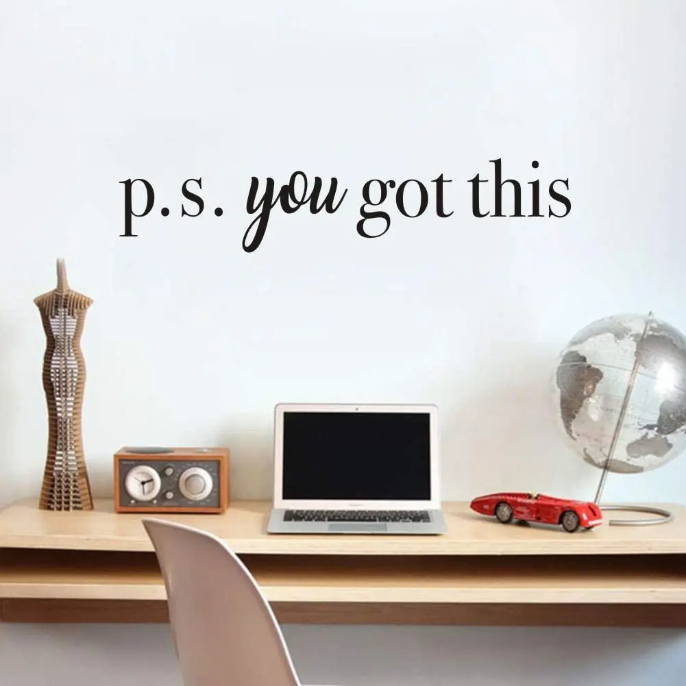 You Got This Wall Decal Inspirational Attitude Vinyl Wall Sticker Home Deocr Living Room Bedroom Wall Art Murals Poster