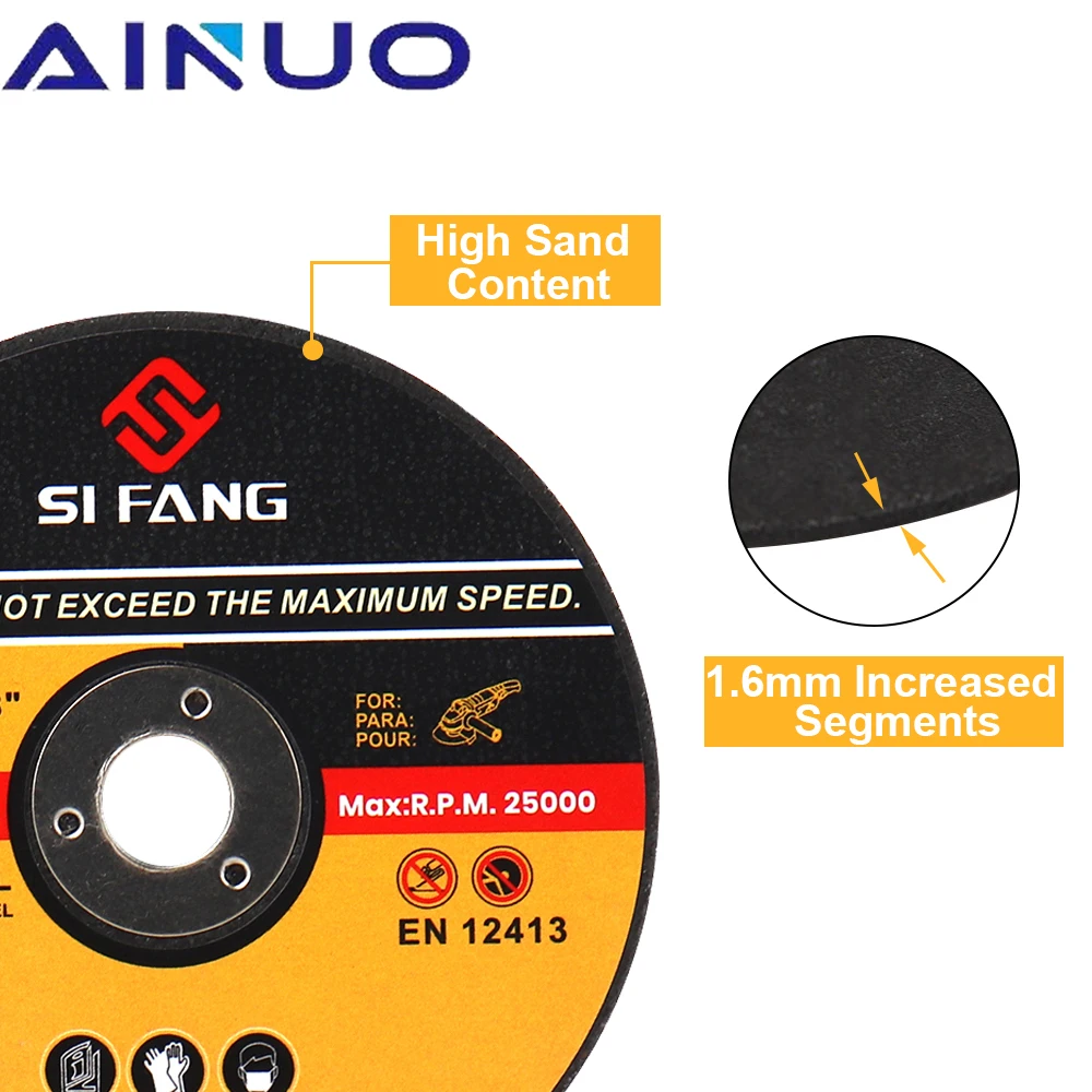 5-50pcs 3 Inch Metal Cutting Disc Resin Cut Off Wheels Flap Sanding Grinding Discs Fiber Circular Saw Blade Angle Grinder Wheel