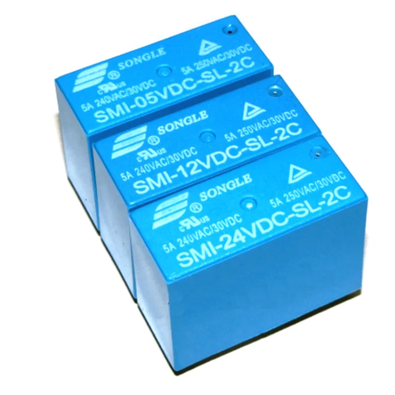 

100PCS/lot Power relays SMI-05VDC-SL-2C SMI-12VDC-SL-2C SMI-24VDC-SL-2C 5V 12V 24V 5A/250VAC/30VDC 8pin