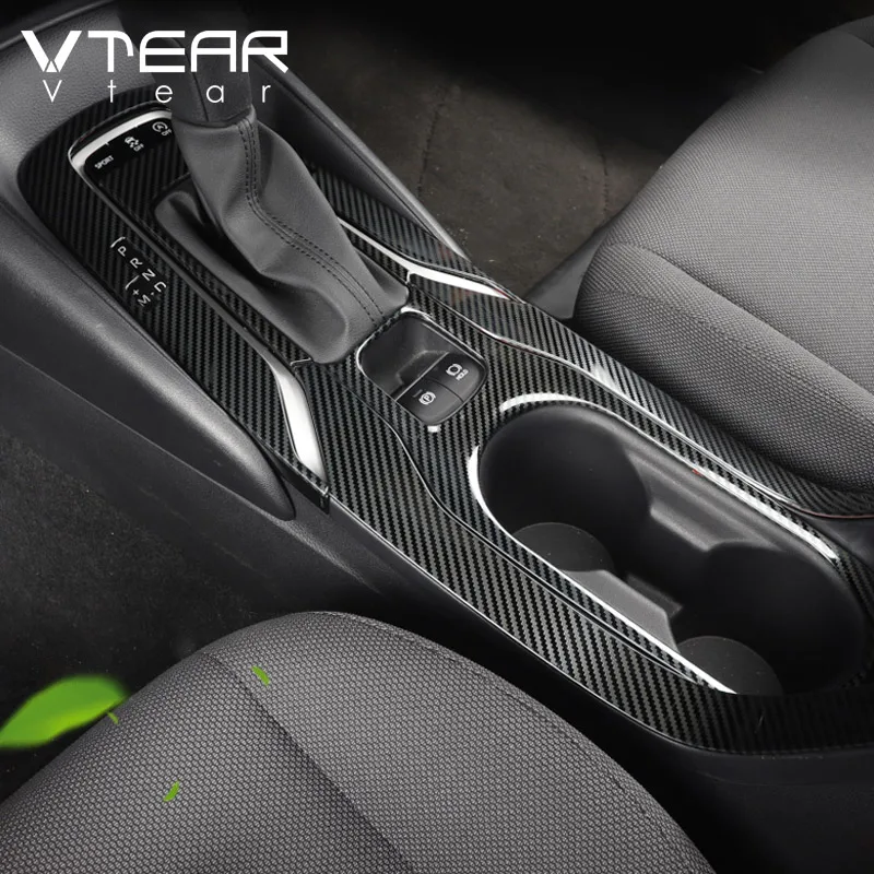 Vtear Central Control Cover Gear Trim Interior Cup Holder Frame Decoration Car Accessories Parts For Toyota Corolla Sedan 2023