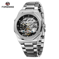 2021 New Forsining Men's Hollow Mechanical Tourbillon Wristwatch Fashion Luxury Business Automatic Mens Watches Relogio Masculi