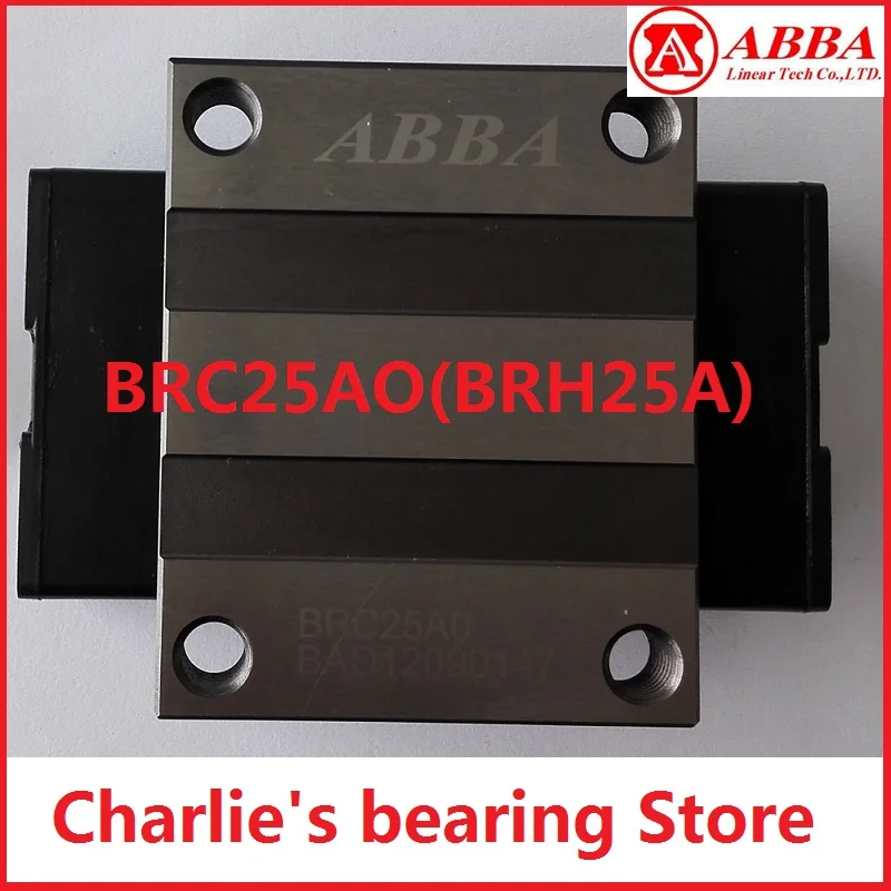 

1pc 100% brand new original genuine ABBA linear guides BRC25AO(BRH25A) flanged bearing slider