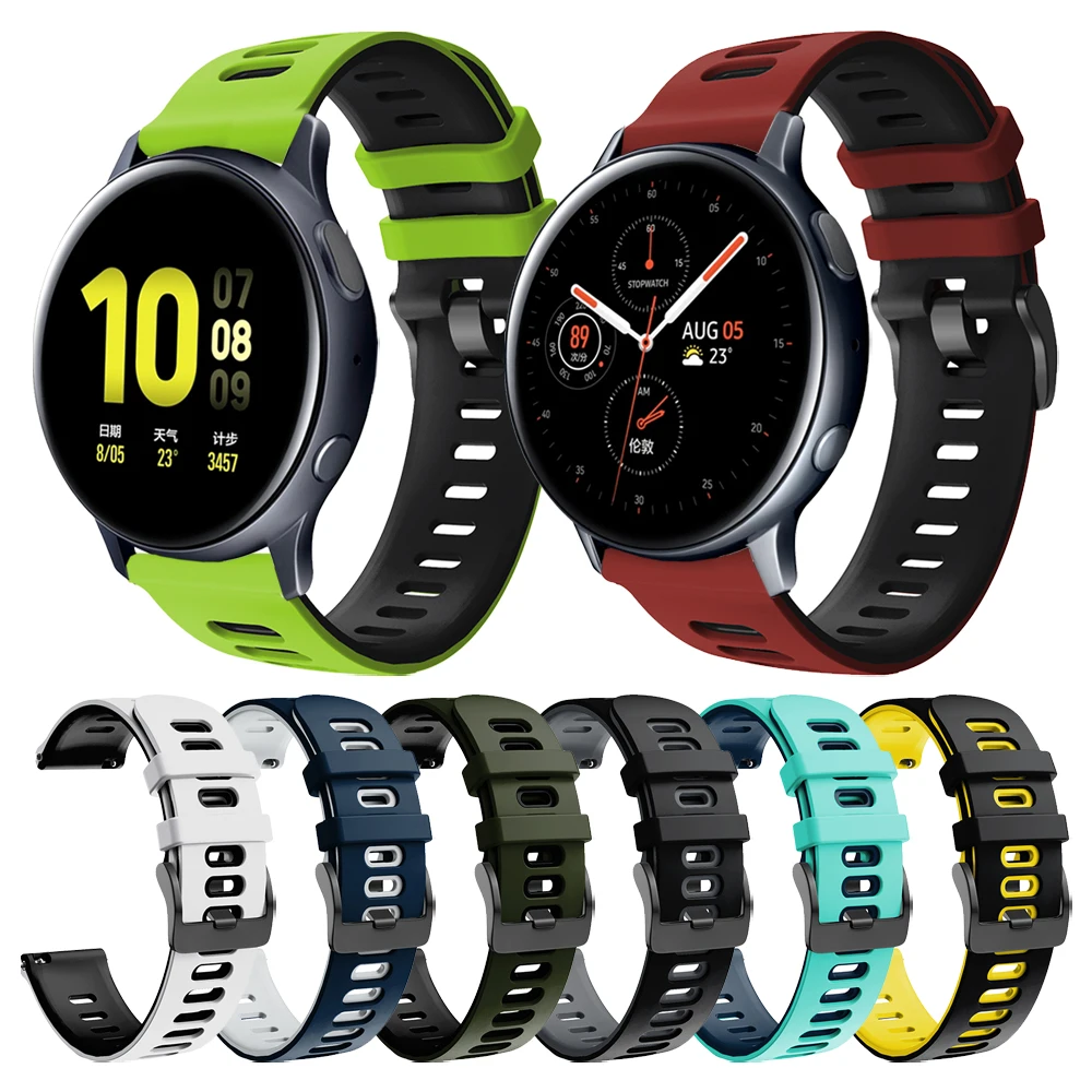 

EasyFit Sport Silicone Strap Watchband For Samsung Galaxy Watch Active2 Active 2 44mm 40mm Band Bracelet Replace Accessories