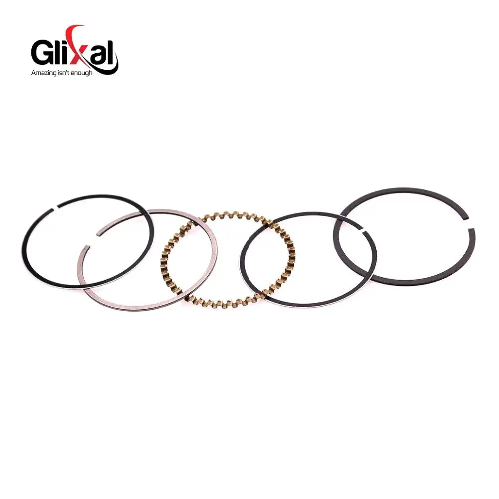 Glixal GY6 Moped 49cc 50cc 139QMB 139QMA 39mm Piston Kit Ring for TANK ROKETA JALON STRADA TaoTao Peace Scooter