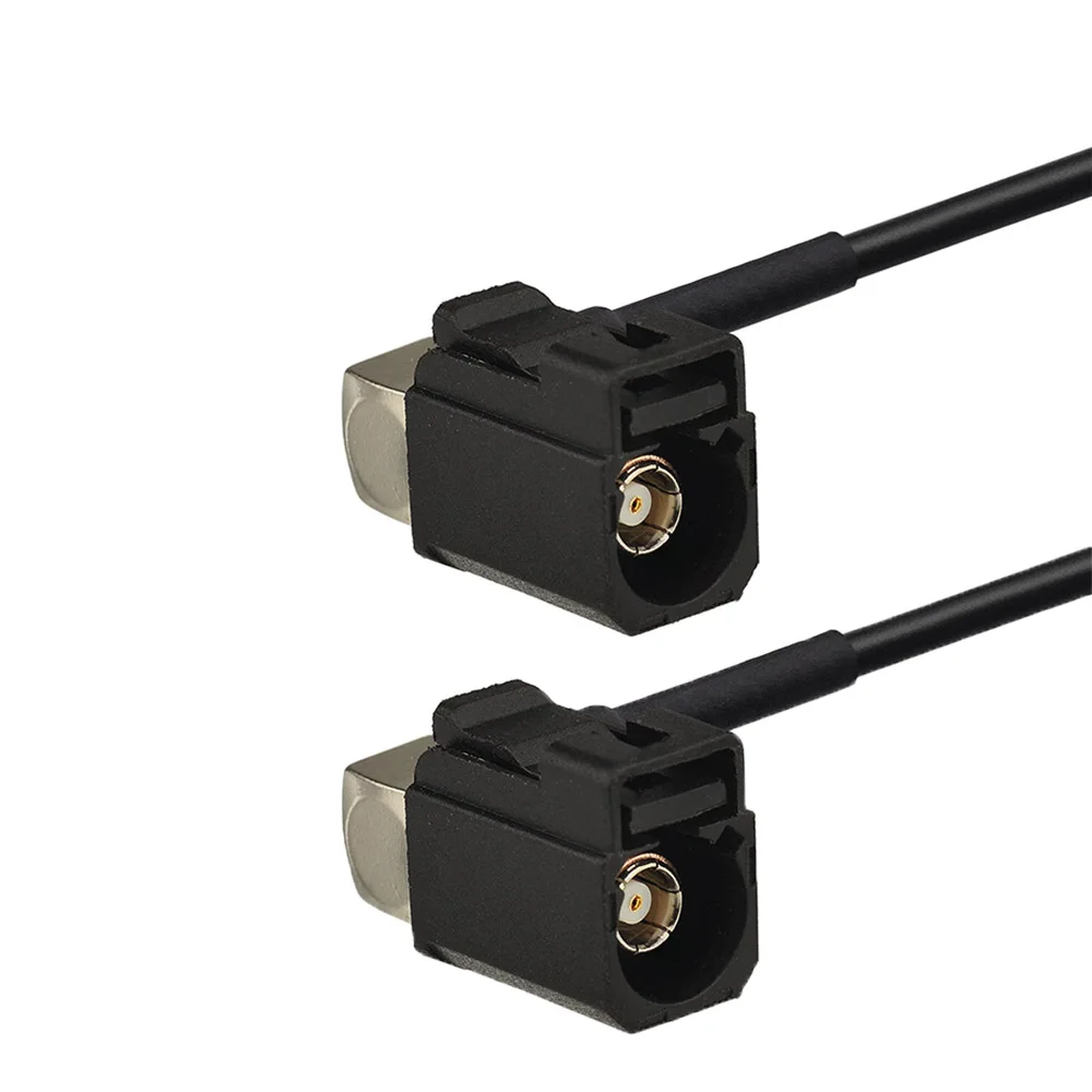 

Eightwood Fakra A Female to Female Right Angle Jack RG174 Coaxial Cable Custom for Car Audio GPS GSM Wireless Antenna Extension