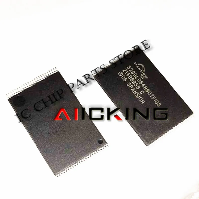 จัดส่งฟรี10Pcs S29GL064N90TF103 S29GL064N90 TSOP56 TSOP ICสต็อกOriginal Non-ปลอม