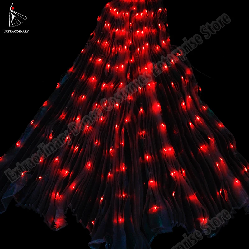 New Isis Wing Led Dance Adults Props 360 Angle LED Wing Butterfly Belly Dance lamp Sticks Performance Accessories 7 Colors