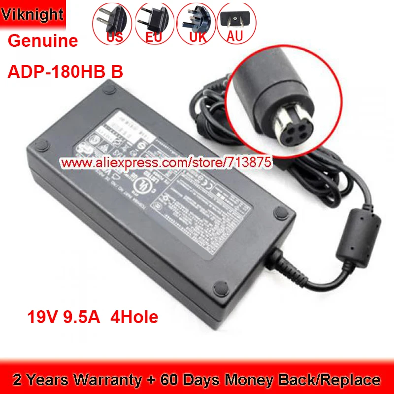 Genuine ADP-180HB B AC Adapter 19V 9.5A PA5084A-1AC3 for Toshiba Qosmio DX730 X870 X505 X770-01H X770-01J X770-03K X305-Q701