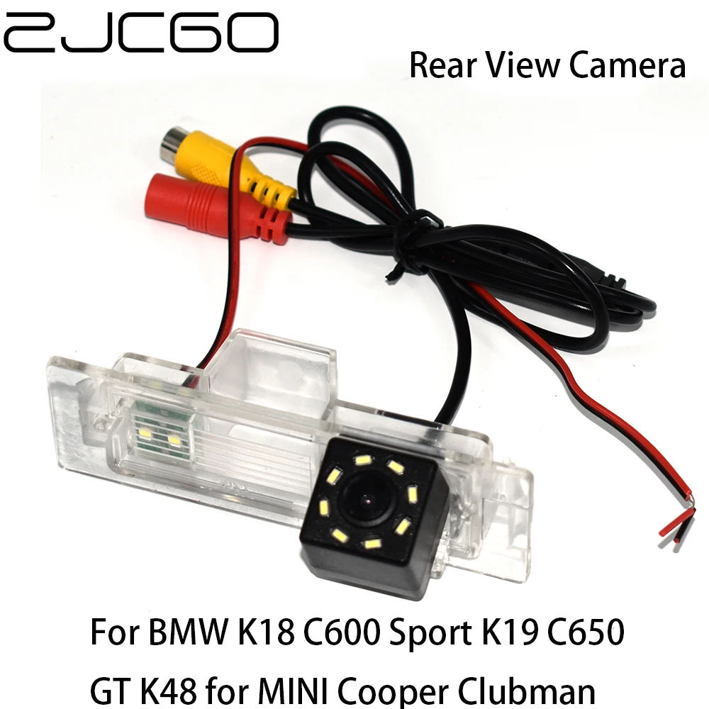 

ZJCGO HD Car Rear View Reverse Back Up Parking Waterproof Camera for BMW K18 C600 Sport K19 C650 GT K48 for MINI Cooper Clubman