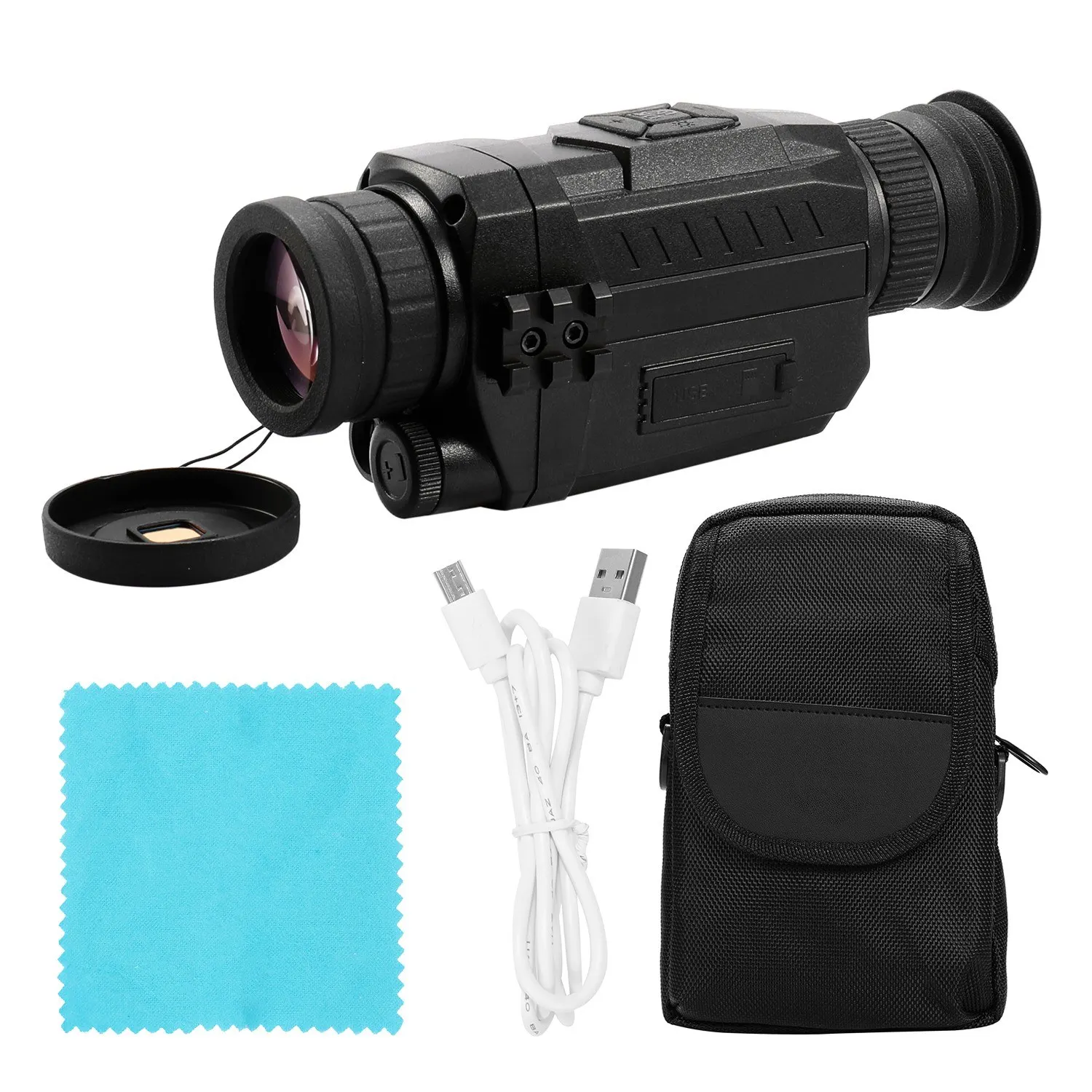 

NV0535 Night Vision 5X Optical 8X Digital Zoom Infrared Digital Vedio Camera 200m Range Monocular Scope