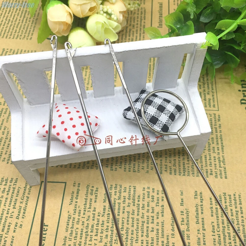 

Handmade Sewing Tools Durable Metal Sewing Loop Turner Hook With Latch For Turning Fabric Tubes Straps Belts Strips