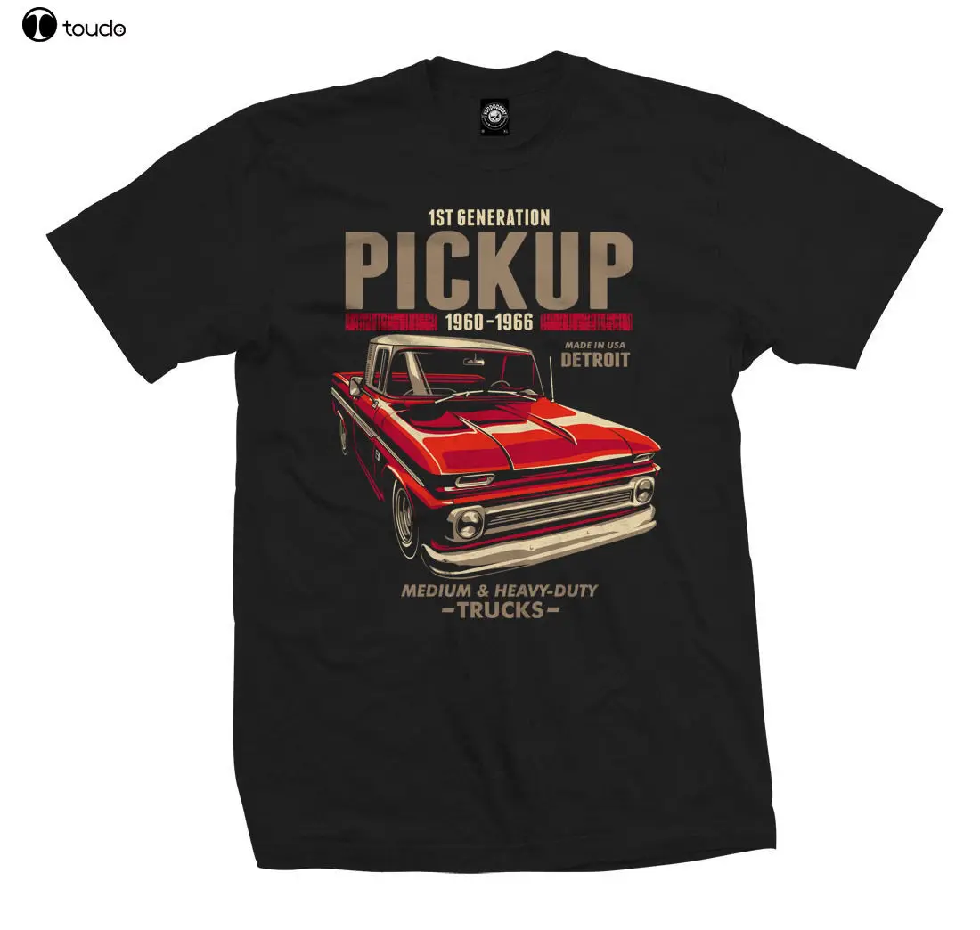 New Short Sleeve Men Tshirt T-Shirt - Pick Up Truck ickup US Car Hot Rod Muscle Print T-Shirt