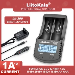 Liitokala Lii-300 Lii-500 Li-PD2 Lii-M4 LCD 18650 3.7V 1.2V 3.8V 26650 18350 14500 18500 16340 AA ładowarka do baterii AAA