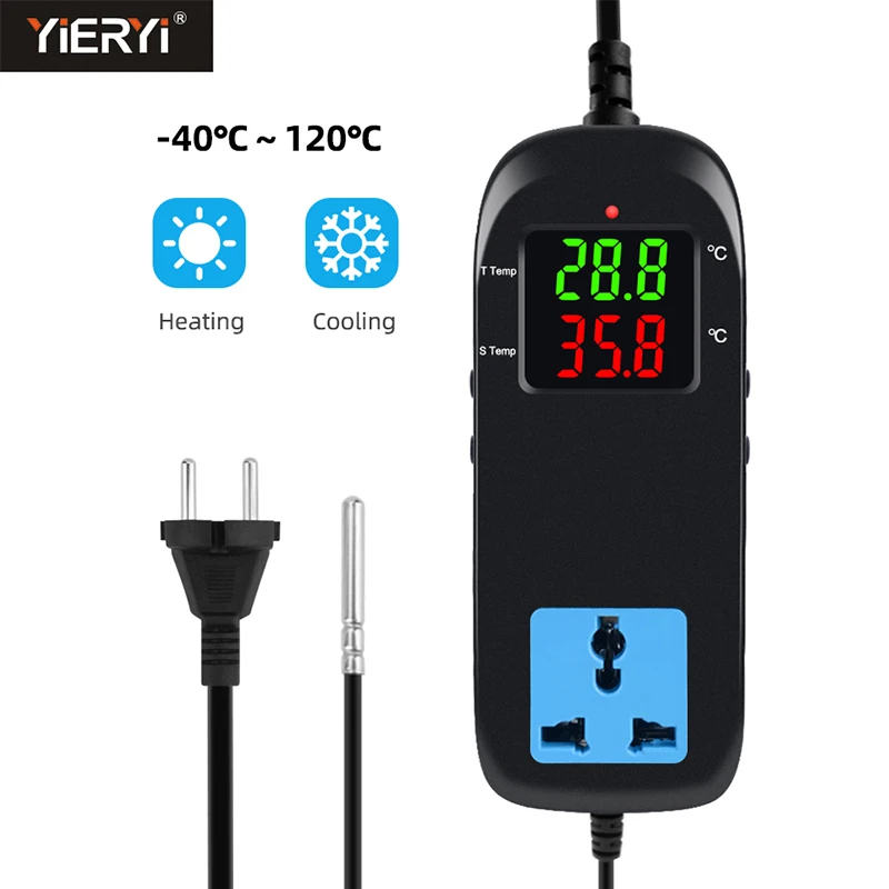 MH2000 Presisi Tinggi Cerdas Suhu Controller Elektronik Socket untuk Rumah Penyimpanan Dingin dan Laboratorium