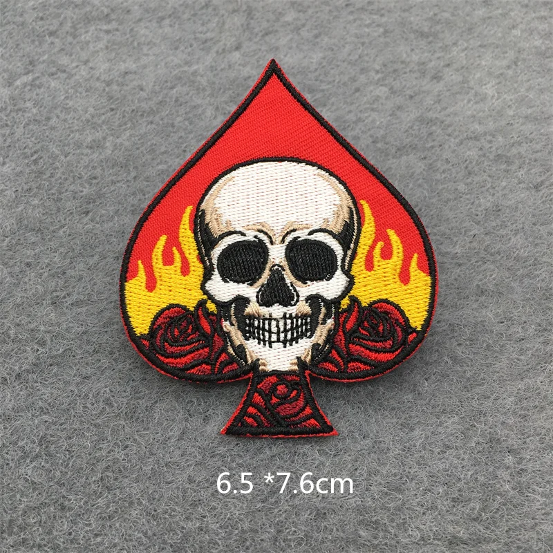 Parche bordado punk rayas – Aplicable chaleco táctico o mochila - imagen 2