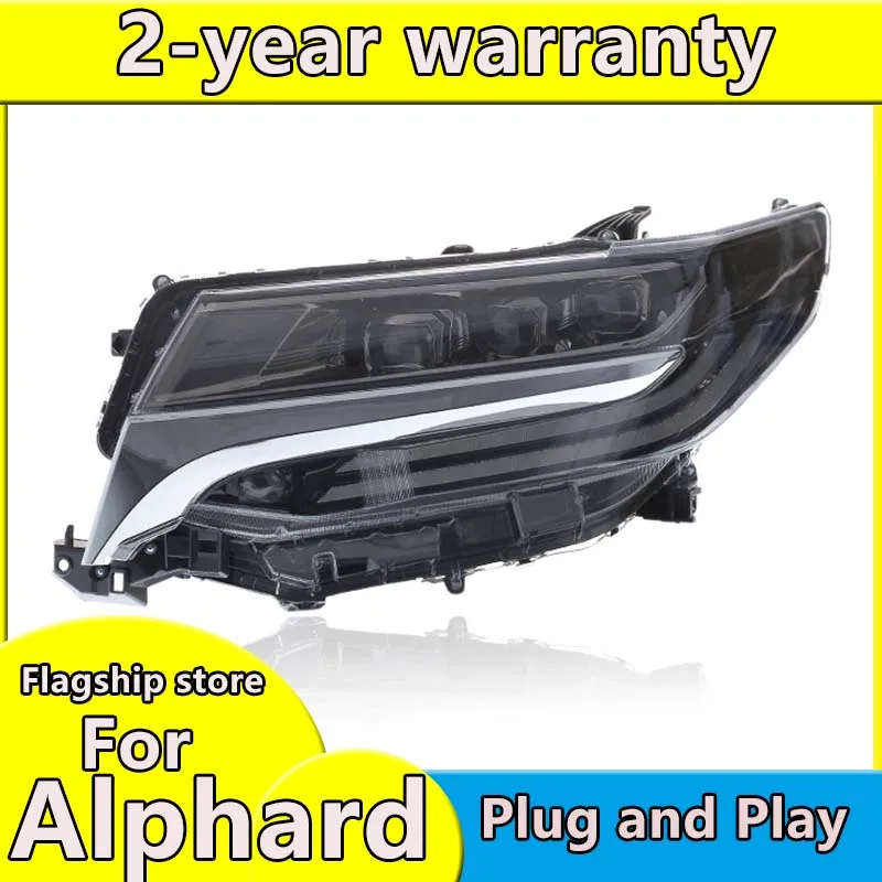 Car headlamp for Toyota Alphard vellfire 30 headlight for Alphard headlight assembly dynamic turn signal