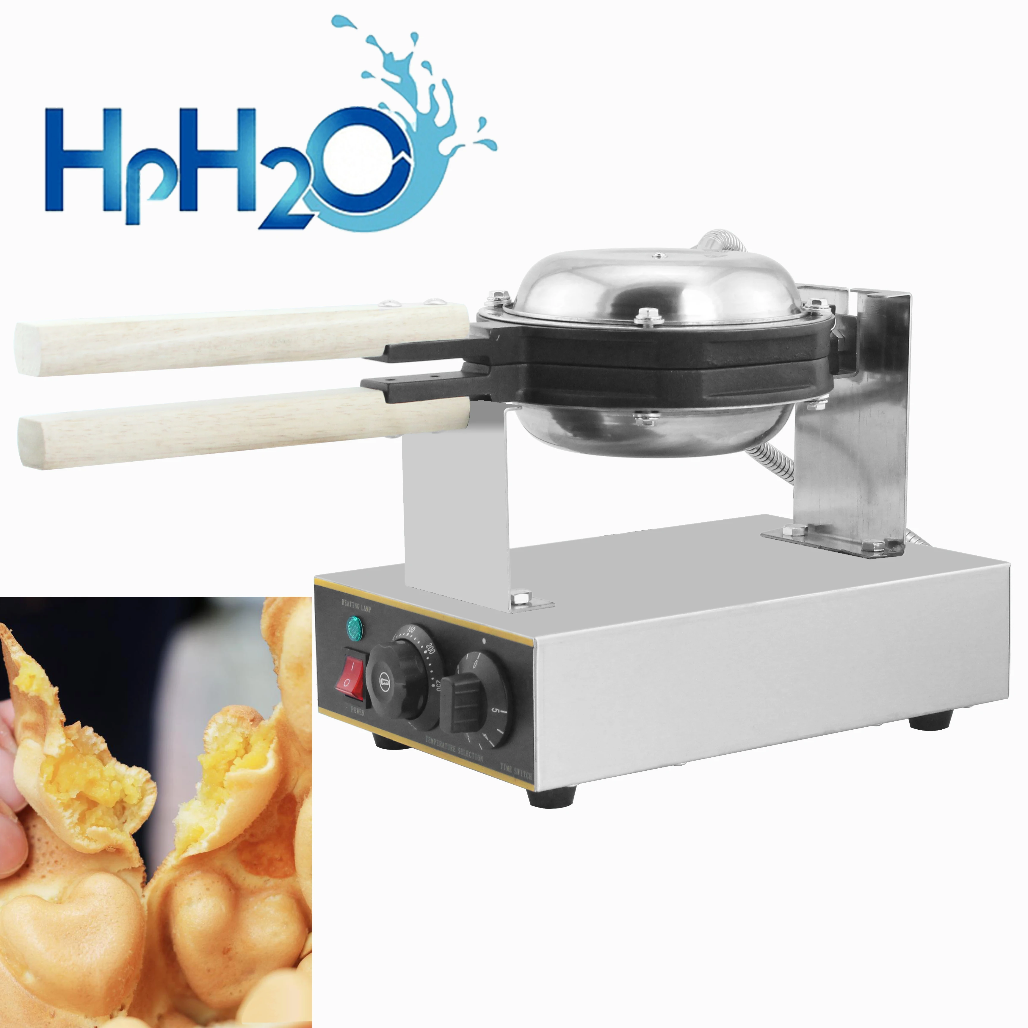 Commercial Electric heart shape egg bubble waffle maker machine hong kong eggettes waffle iron cake oven bubble waffle machine