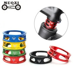 MUQZI Fixed Gear Headset Spacer Washer 28.6MM Ultralight Hollow Bowl Set MTB Road Bike Aluminum Alloy CNC Washer Accessories