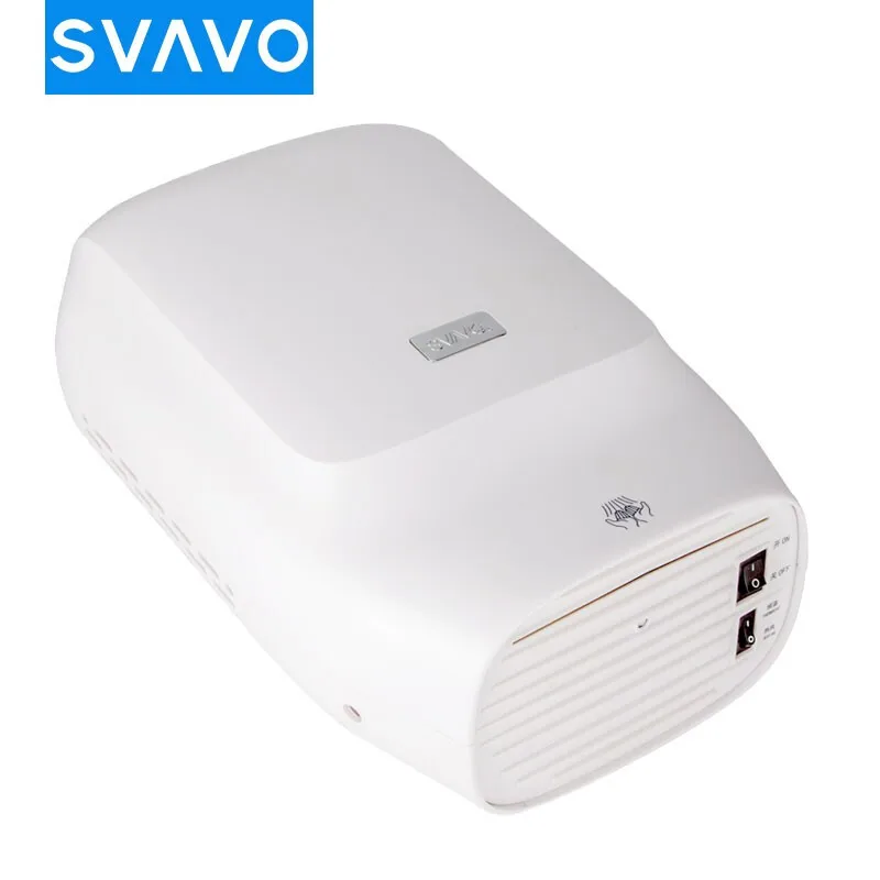 SVAVO 자동 유도 핸드 드라이어, 벽걸이 형 건조기, 고속 제트 에어 드라이어