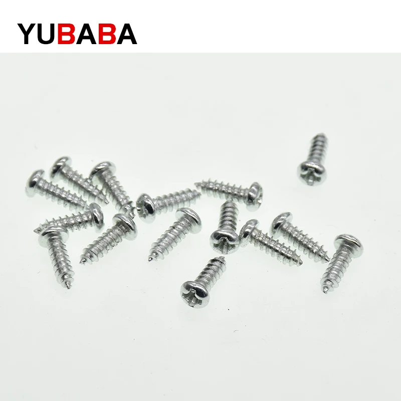 Cross Recessed Round Head Tapping Screw M1M1.2 M1.4 M1.7 M2 M2.3 M2.6 M3 M3.5 M4  Carbon Steel Mini Micro Small Phillips screws