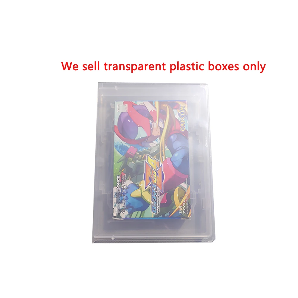 

10 pcs a lot Transparent Game storage box collection box protection box for GBA Game JP Version