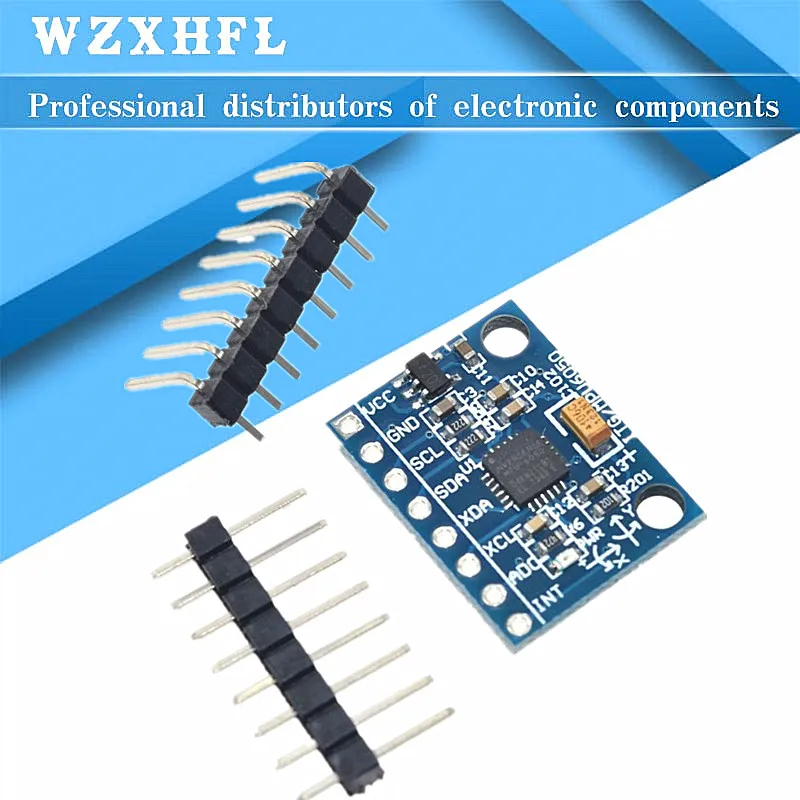 GY-521 GY521 GY 521 MPU-6050 MPU6050 MPU 6050 Module 3 Axis Analog Gyro Sensors + Accelerometer for arduino DIY KIT