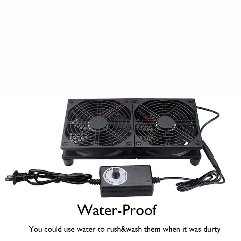 Gdstime 120mm Router TV Box Lüfter Mit speed Controller Big Airflow Stille Kühler Gaming Router Laptop Basis Fan 2/4/6 Fan