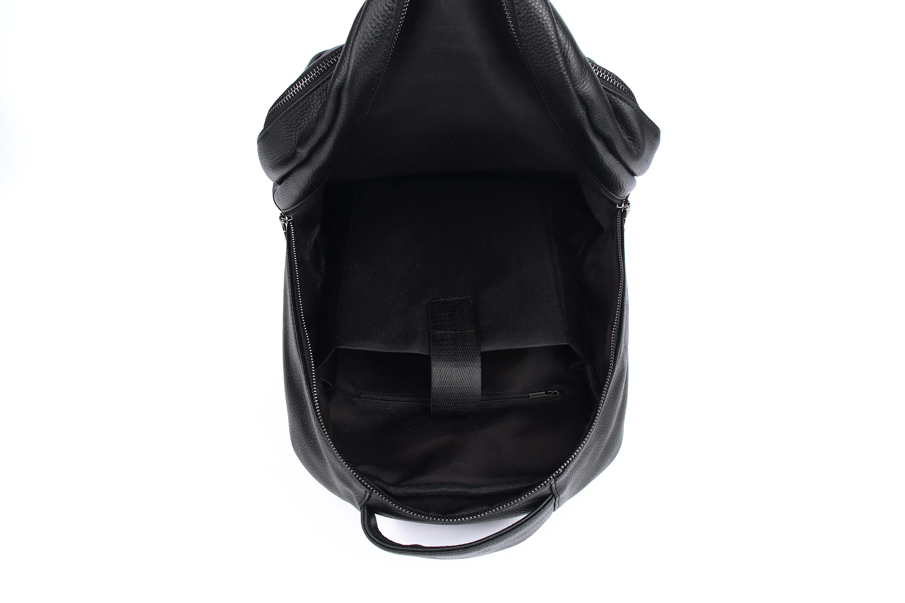 Imagem -05 - Mochila de Grande Capacidade Masculina Pele de Vaca Natural Bolsa de Laptop para Menino 100 Couro Genuíno Nova