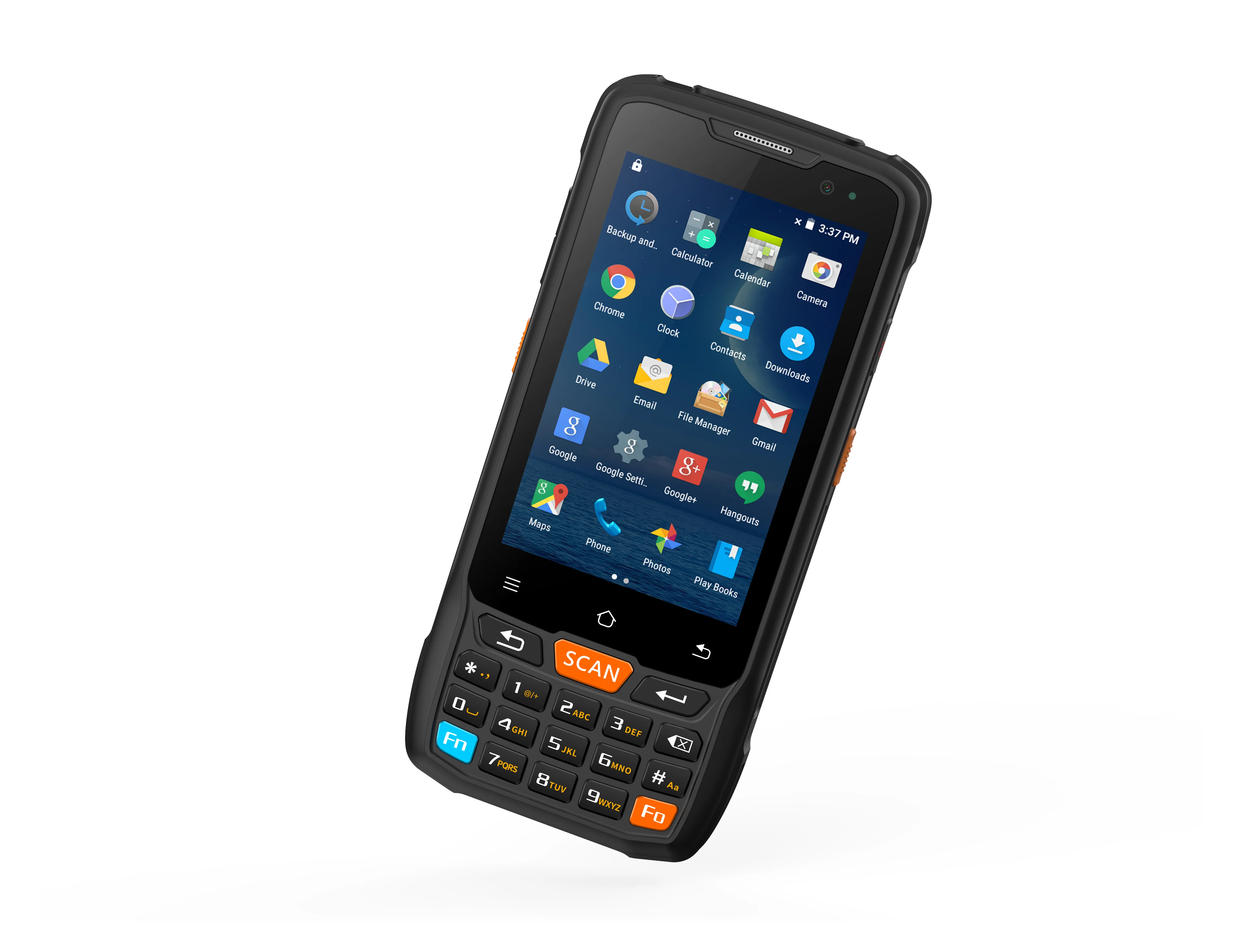 Leitor de nfc do varredor do código de barras de caribe PL-40L android pda 4 polegadas 1d 2d para o inventário do armazém