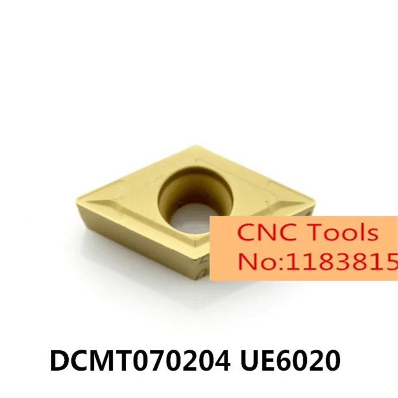 

10pcs DCMT 070204 DCMT070204 UE6020 UE6110 Carbide Inserts Turning Tool Holder Boring Bar Lathe Cutter Tools Holder