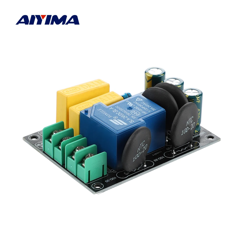 AIYIMA 2000W Power Supply Soft Starting Board 30A Power Delay Protection AC220V DIY Class A Amplifier Speaker