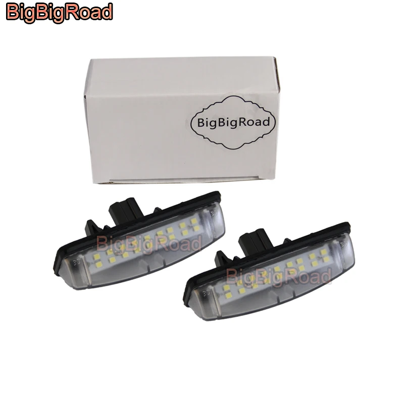 Bigbigroad Auto Kentekenplaat Verlichting Nummer Frame Licht Voor Lexus GS300 GS400 GS430 Gs 300 400 430 LS430 LS430 (UCF30) 2001-2006