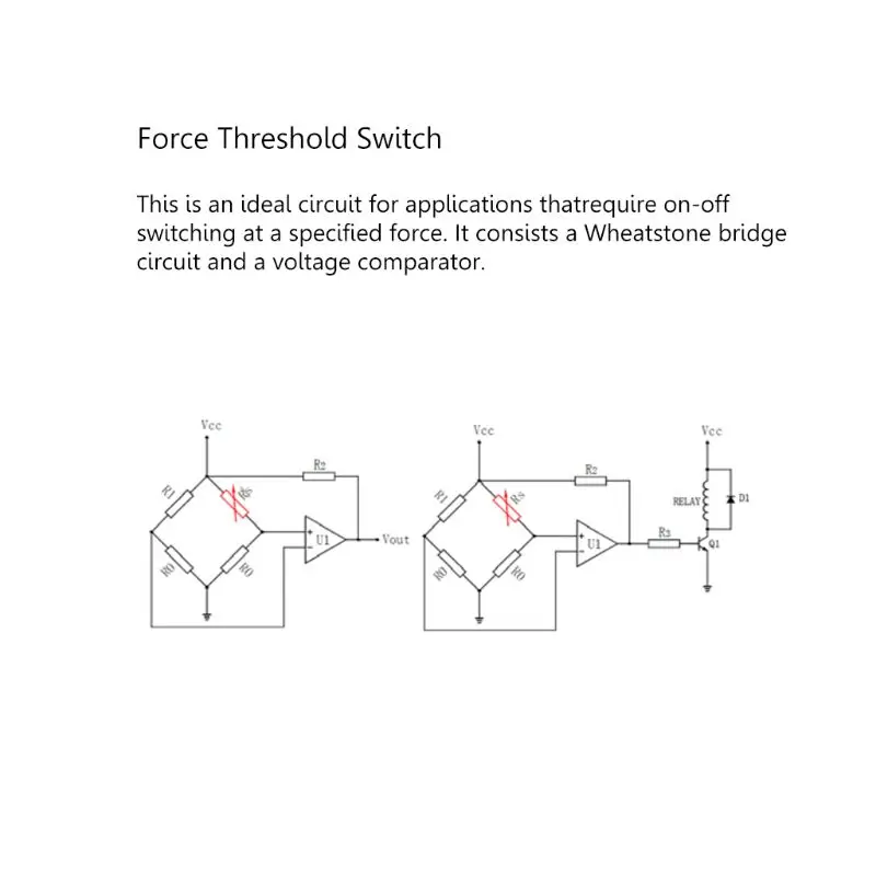 Force Sensor RP-C18.3-ST Flexible Thin Film Pressure Sensor Intelligent 20g-6kg A0KF