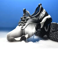 Chaussures de sécurité pour hommes, modèle 2023, avec embout en acier, légères, respirantes, réfléchissantes, style décontracté, anti-perforation, bottes de protection pour femmes. 5