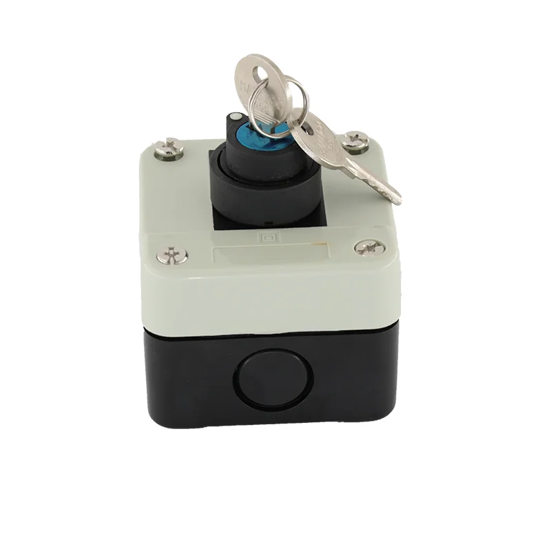 Waterproof Key Switch Control Station Box Rotary Selector Lock Switch 2-positions LA68H SAL XALB142 XALB144