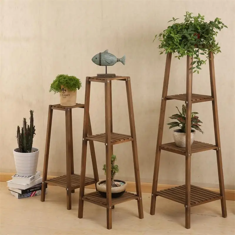 

Eco-Friendly Solid Wood Flower Stand Multi-Color Optional Nordic Style for Living Room and TV Cabinet Decor Simple and Elegant