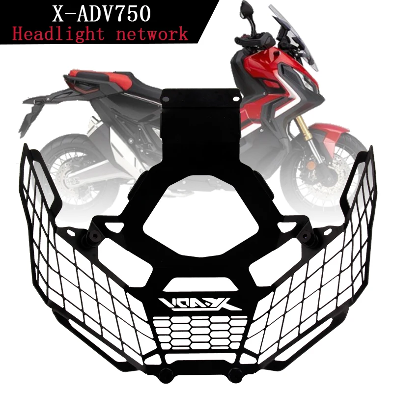 

For Honda XADV750 X-ADV750 2017 2018 2019 Motorcycle Accessories Headlight Head Lamp Light Grille Guard Cover Protector