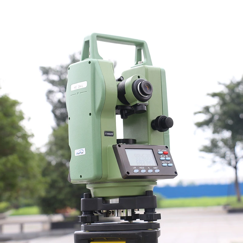 High Quality Theodolite HE2A -L Surveying Instrument Accuracy 2‘’ Digital Laser Theodolite