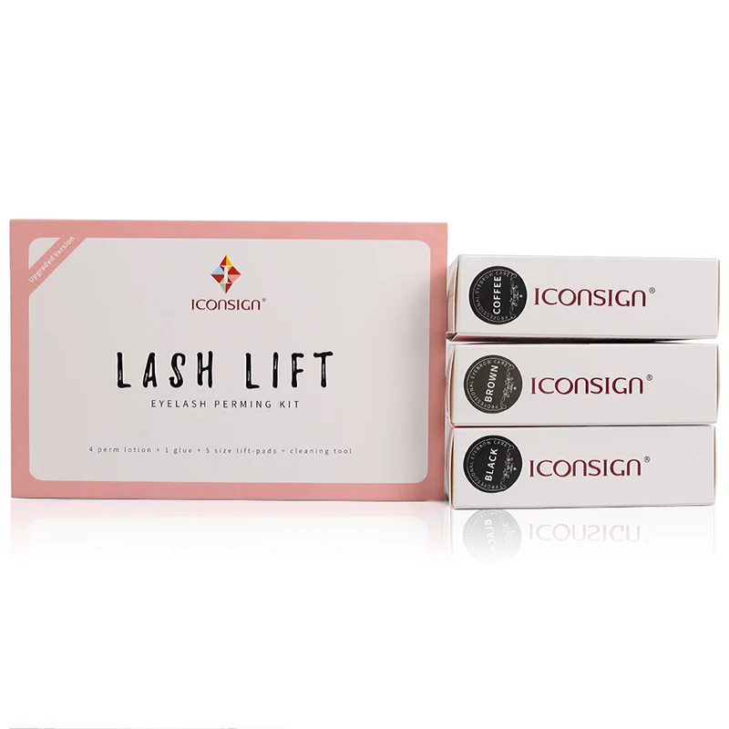 Iconsign Upgrade Versie Lash Lift Kit Voor Wimper Growths Serum Wimper & Wenkbrauw Kleurstof Tint Na Lash Lifting Samen Verkopen