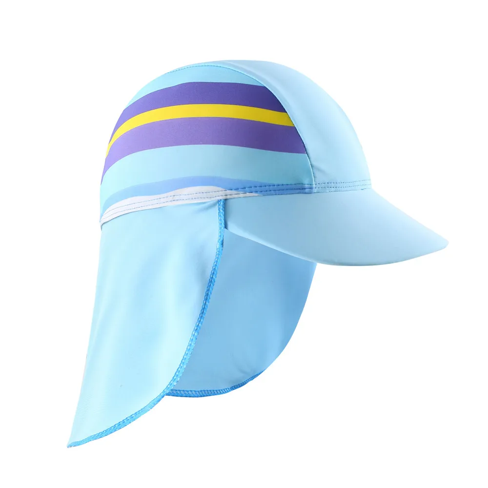 Cuffia da nuoto cappello da sole per bambini estate cappelli sportivi per bambini asciugatura rapida costumi da bagno protezione solare Anti UV per