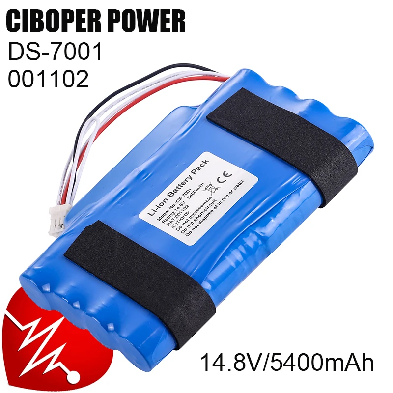 

CP Medical Battery Pack T4UR18650F-2-4644 / DS7100 14,8 V/5400mAh для Denshi DS7100 DS-7100 ECG